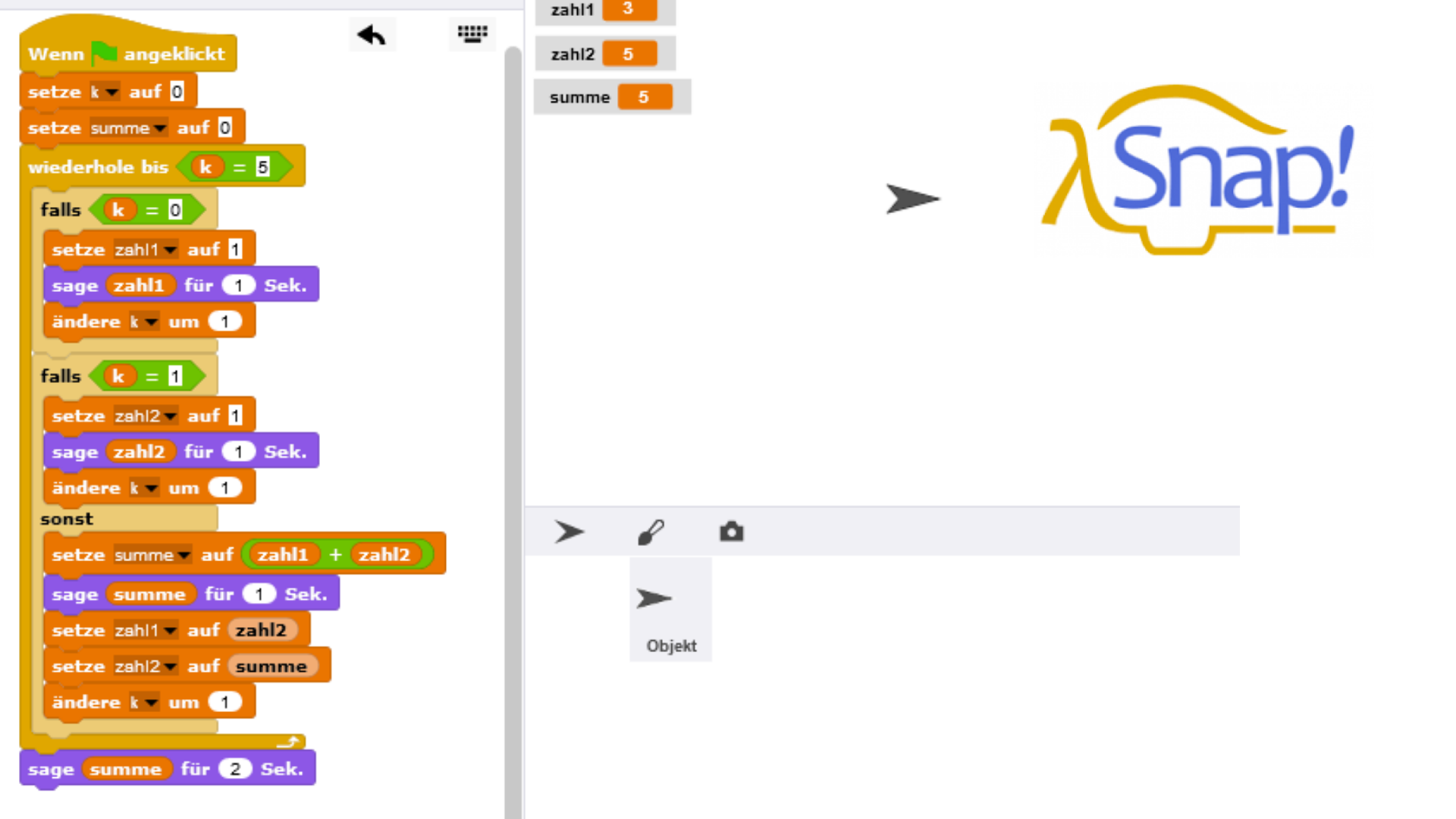 Rekursion iteration in snap rfdz informatik